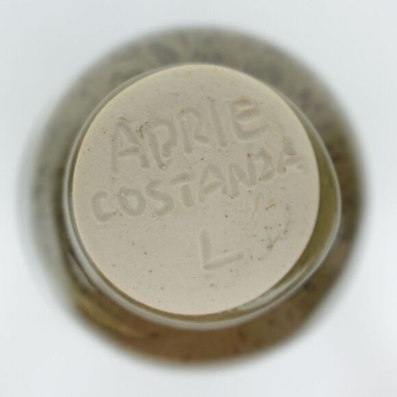 Studio Pottery Small Green Vase Signed by the Artist - Picture 6 of 9